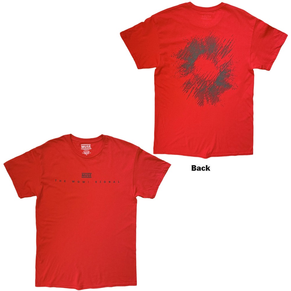 Muse - The Wow Signal Herren TShirt - Rot